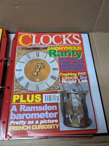 Clocks Magazine / Horological Journal Full Year Runs 1979 - 2004 CHOOSE A YEAR - Picture 308 of 467