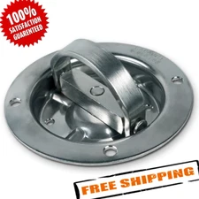 Mac's Custom Tie-Downs 330004 Stainless M-901S Recessed 360 deg Swivel D-Ring