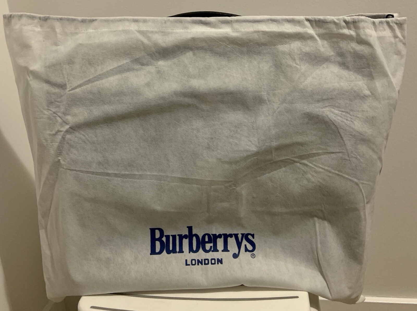 Brand New Vintage Burberry Black Leather Briefcase image 10