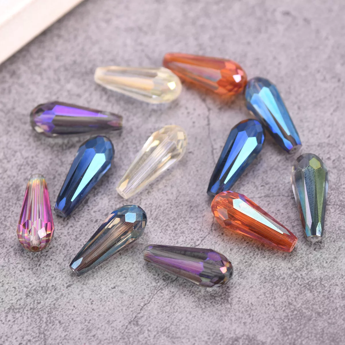 Long on sale teardrop beads