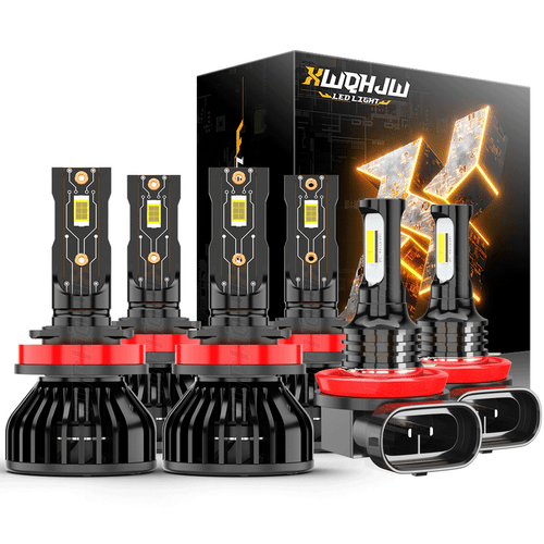 For Chrysler Town & Country 2010-2016 6x LED Headlights Hi/Low Beam Fog Bulbs A+ - Picture 1 of 11