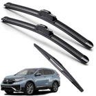 For 2017-2022 Honda CR-V CRV Front & Rear Windshield Wiper Blades Set of 3