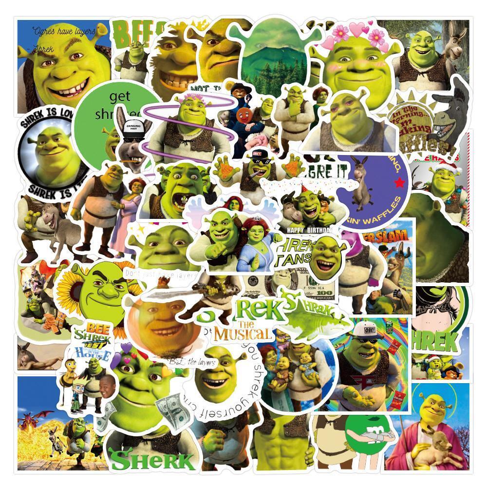 Shrek Logo Decal Vinyl Decal Sticker for Laptops Car 