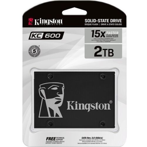 Kingston SATA III KC600 2.5in Internal SSD 256/512GB 1/2TB Solid State Drive lot - Picture 3 of 9