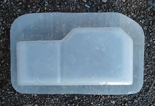 Half keystone brick concrete mold plaster mold paver garden mould 9" x 4.5" x 2"