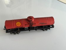 Triang Hornby OO Gauge Model from 1955. "Shell" Oil Tanker
