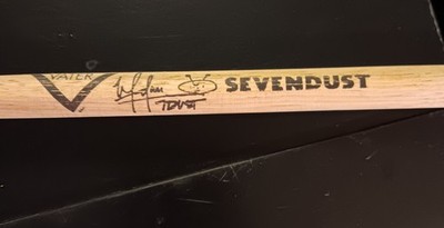 SEVENDUST DRUMSTICK Rare Hard Rock Heavy Metal NU Alternative pop funk Thrash