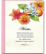 Christian Mother's Day Card for Mom Religious Floral Happy Mothers Day Gifts...