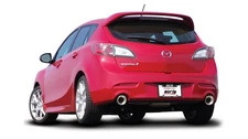 Borla S-Type Axle-Back Exhaust for 2010-2013 Mazdaspeed 3 Hatchback 