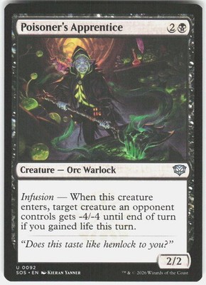 Poisoner's Apprentice 92 Secrets of Strixhaven Magic the Gathering