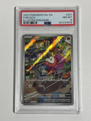 Fuecoco graded PSA 8 for sale on eBay