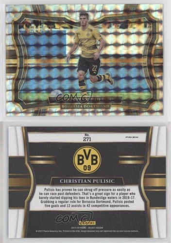 2017-18 Panini Select Field Level Silver Prizm Christian Pulisic #271