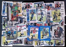 (273) CARD BASE INSERT LOT Russell Wilson Denver Broncos Seattle Seahawks nfl