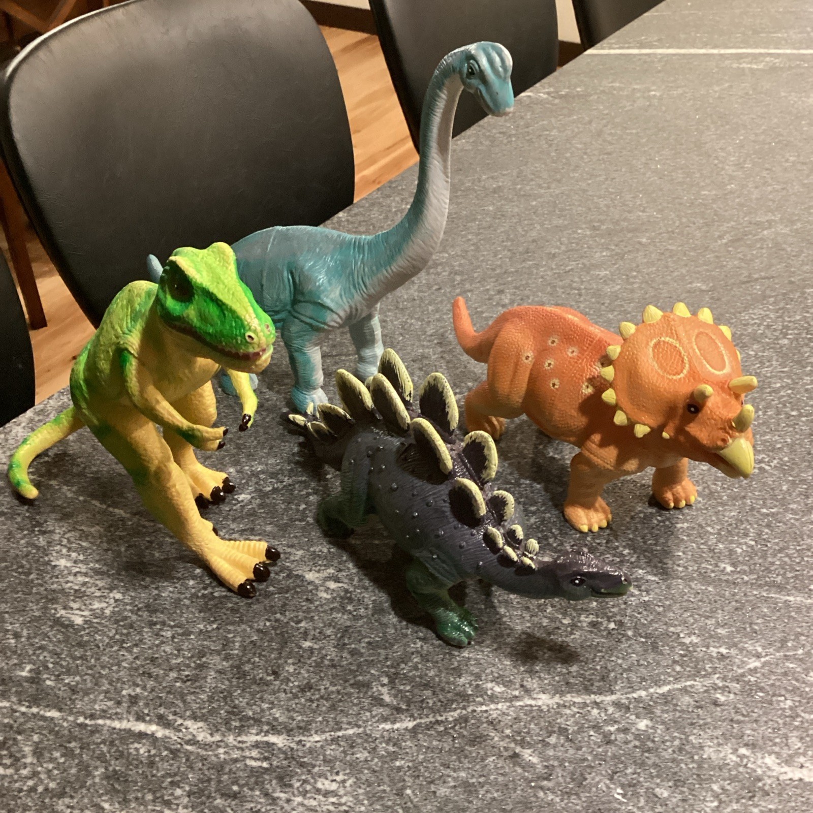 Learning Resources Jumbo Tall Dinosaurs Lot Of 4