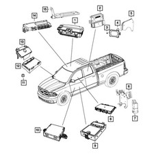 Ram 68213675AH Keyless Entry Receiver