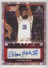 2021 Leaf Pro Set Power Base Red Spectrum Foil 13/25 Efton Reid #BA-ER1 Auto 1b8