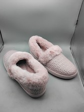 Skechers Cozy Campfire Vegan Rhinestone Slippers Women's 7W Blush  A212