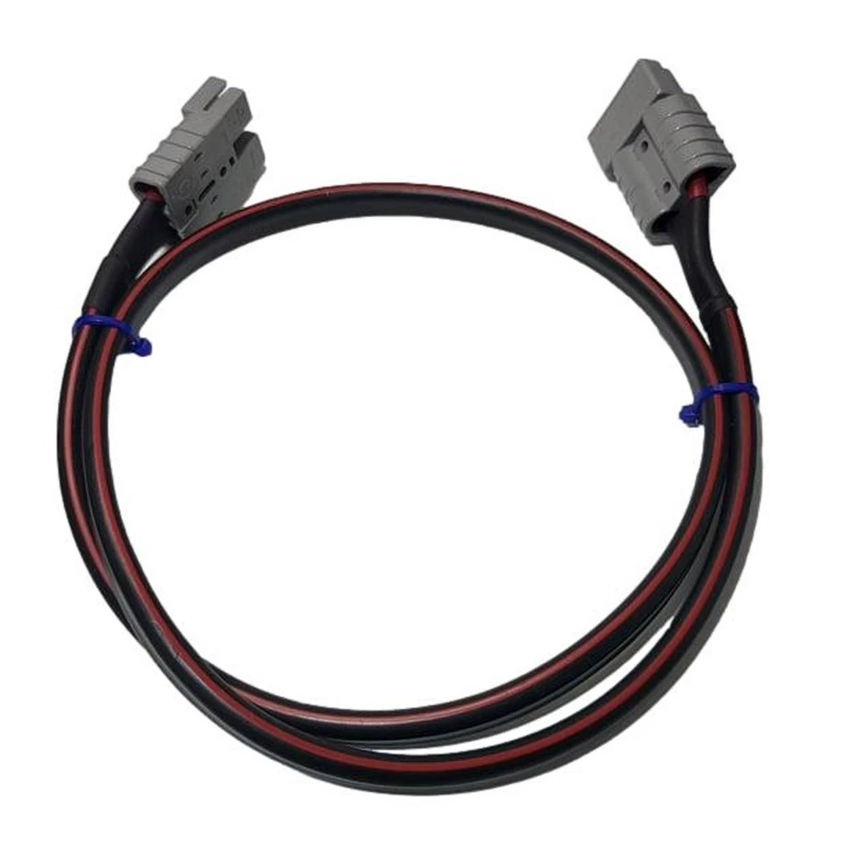 12/24v Extension Lead with 50a Genuine Anderson Plugs 8 B&S Cable Various Len... — 第 2/4 张图片