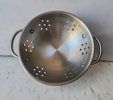 Melissa and Doug Kitchen Cooking Toy Stainless Colander Pretend Strainer Utensil