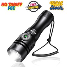 DL02 Scuba Diving Light,3000 Lumens 6500K Dive Light with Rotary Magnetic Switch