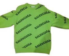 balenciaga sweater All over Logo size XL