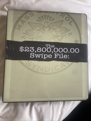 RARE Frank Kern MASS CONTROL Syndicate - The $23,800,000 Swipe File Manual