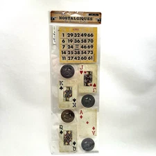 Nostalgiques Poker Playing Card Stickers Sticko Scrapbooking Journal Collage