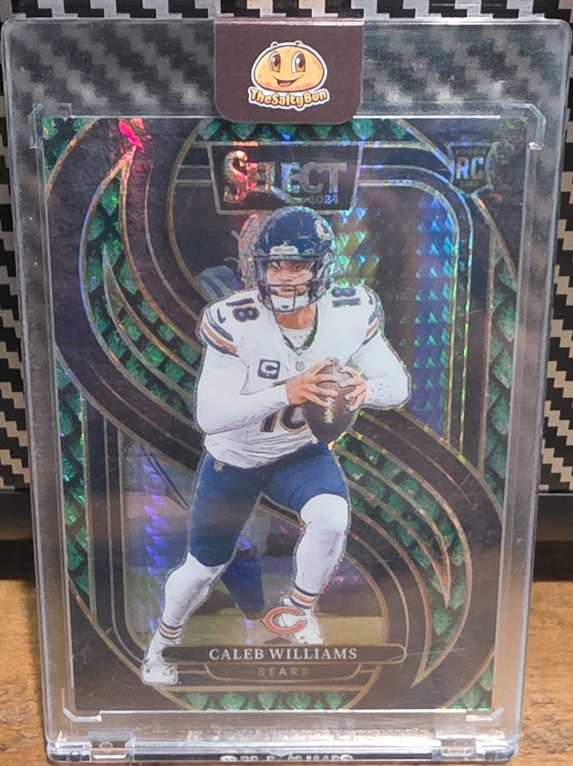 Panini 2024 Select Caleb Williams Dragon Scale Prizm Rookie #114 Bears /81 NFL