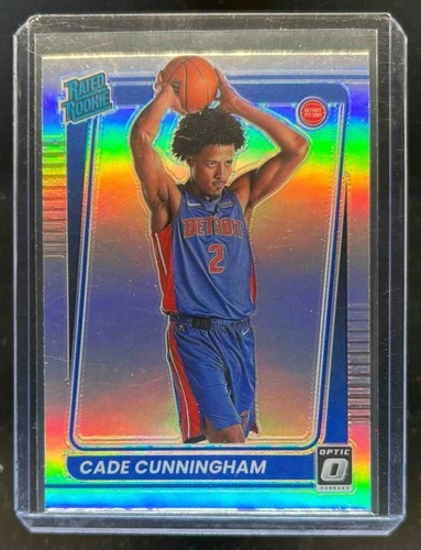 2021-22 Donruss Optic Cade Cunningham Holo Prizm Rookie RC #161 Pistons