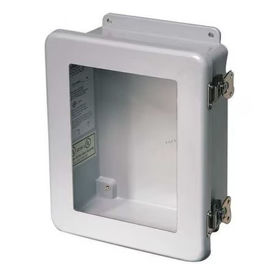 Wiegmann Hw-J100804chtlw Twist Latch Electrical Enclosures, 9.73 In H, 3.98 In