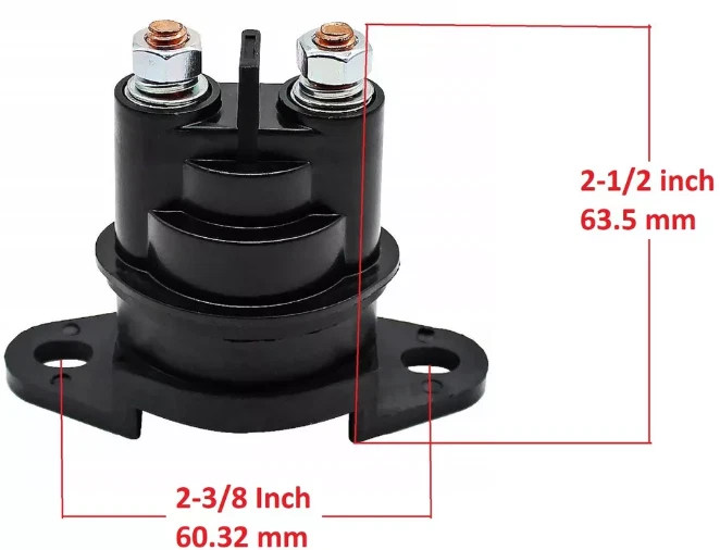 Solenoide relé de arranque para Can-am Defender Max HD5 HD8 HD10 2017 2018 2019-2023 Foto 3 de 4