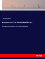 Anonymous | Transactions Of The Rhode Island Society | Taschenbuch | Englisch