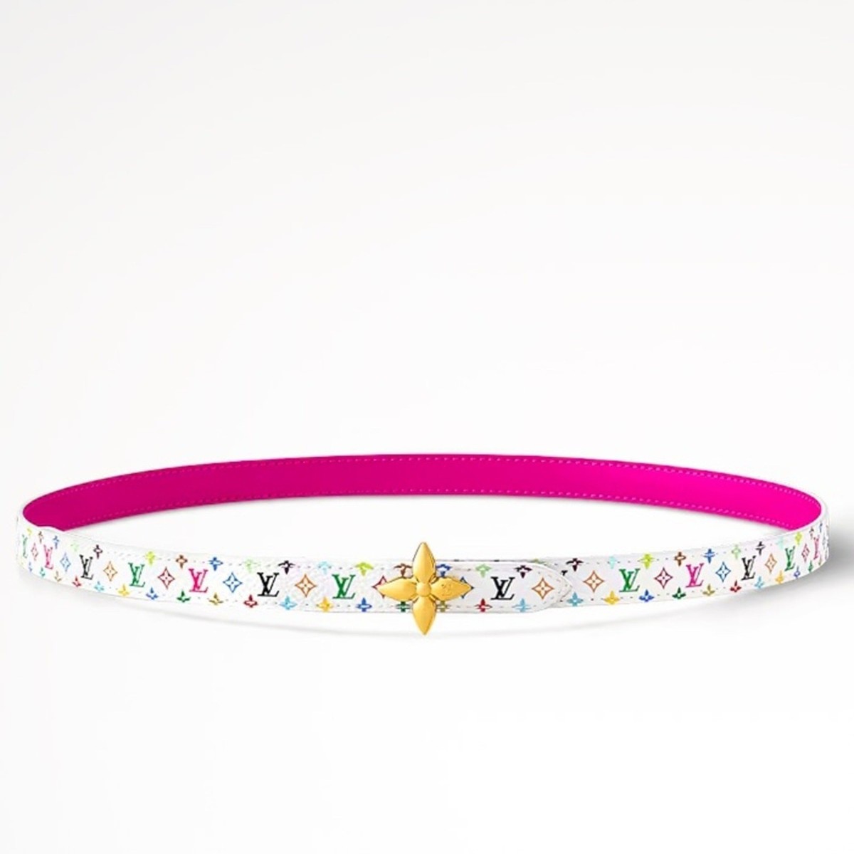 Louis Vuitton LV x TM Murakami Mini Flowergram Reversible Belt
