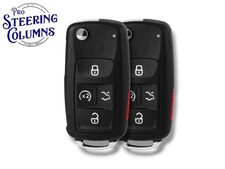 10-16 Volkswagen Flip Key Remote 5-btn Pn 561837202dnbg010206t - 2 Pack