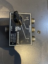 Interruttore antenna coassiale Domico DL-14.Permette il passaggio tra 3 antenne. Prosciutto CB