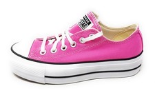 Converse Chuck Taylor All Star Plateforme Sneaker Femme en Toile A16104c Fuchsia