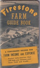 Firestone Farm Guide Book 1944-45 Advertising Print Agriculture Tires Rims