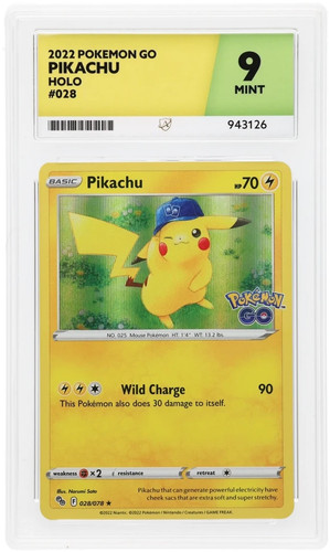 Pikachu graded ACE 9 for sale on eBay