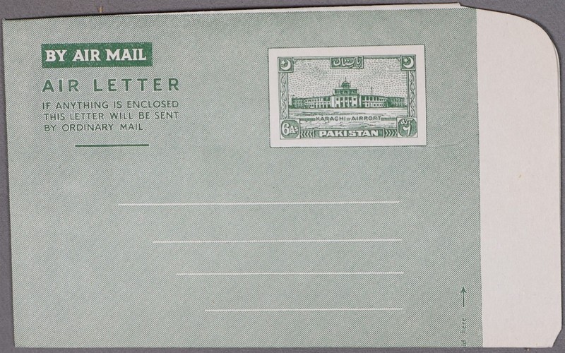MayfairStamps Pakistan Karachi Airport 6 Annas Aerogramme cca_01001