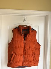 Covington Mens XL Orange Puffer Vest Hooded I...