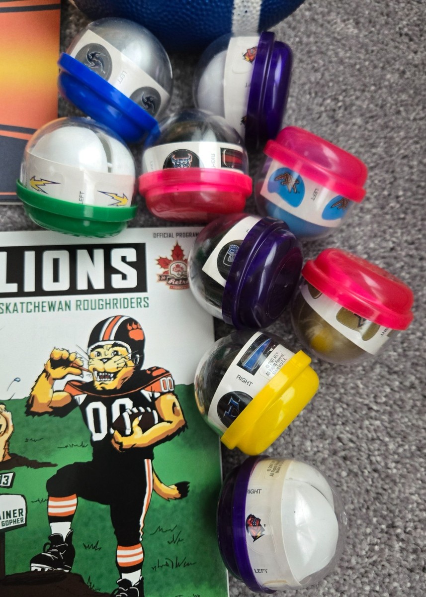 Huge Alt-Football Lot: XFL 2001 Gumball Helmets CFL Grey Cup WLAF Arena  Programs | eBay