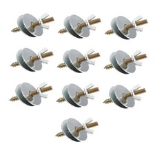 10x Screws Cage Nuts Bird Cage Perch Screws and Nuts Nut Screw Mount Kits for