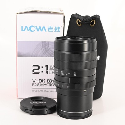 Venus Optics Laowa 60mm f2.8 2X Ultra-Macro Lens Sony E Mount #267