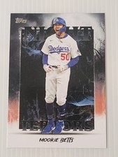 2025 Topps Update Mookie Betts NT-9 Night Terrors Los Angeles Dodgers