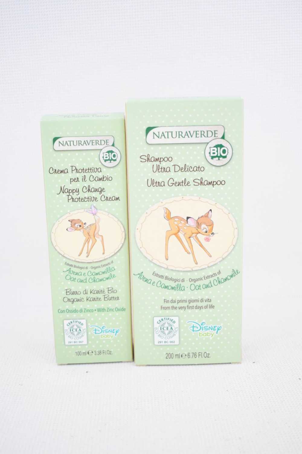 Crema Protettiva Per Il Cambio + Shampoo Ultra Delicato Natura Verde Bio Nuovo