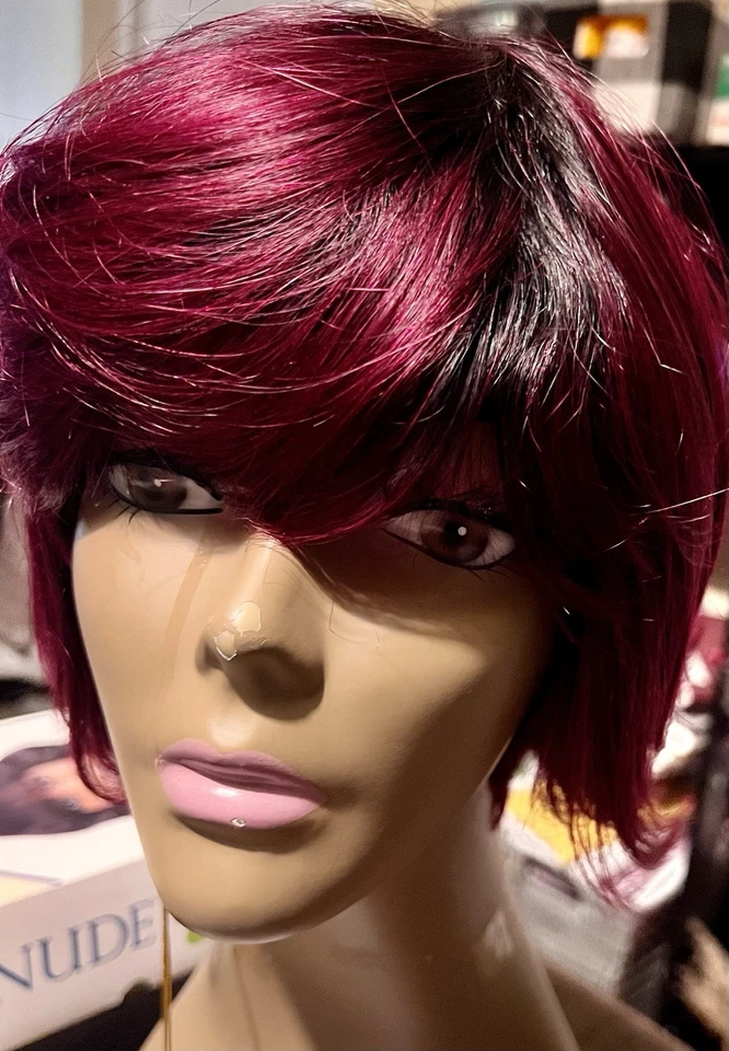 VANESSA: vixen 100% 人类头发预造型假发全帽颜色:OT 530 全新 — 第 2/4 张图片