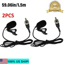 2Pack Lapel Lavalier Microphone for Sennheiser EW100 SK100 G1 G2 G3 MKE2 EK2000