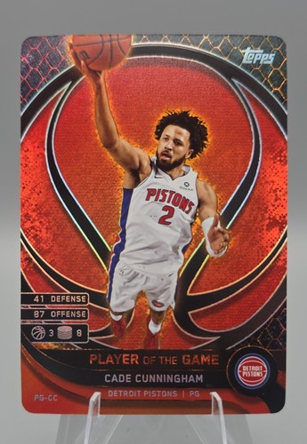 2025-26 Topps Match Attax - Player of the Game Cade Cunningham #PG-CC 10D