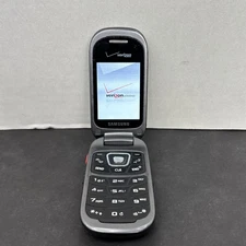 Samsung Convoy 3 III SCH-U680 - Metallic Gray ( Verizon ) Cellular Flip Phone