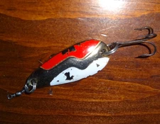 Acme Tackle Co. Kamlooper Spoon, Model# S470/RWG, 1-3/4", 3/8 Oz, Red/White/Gold